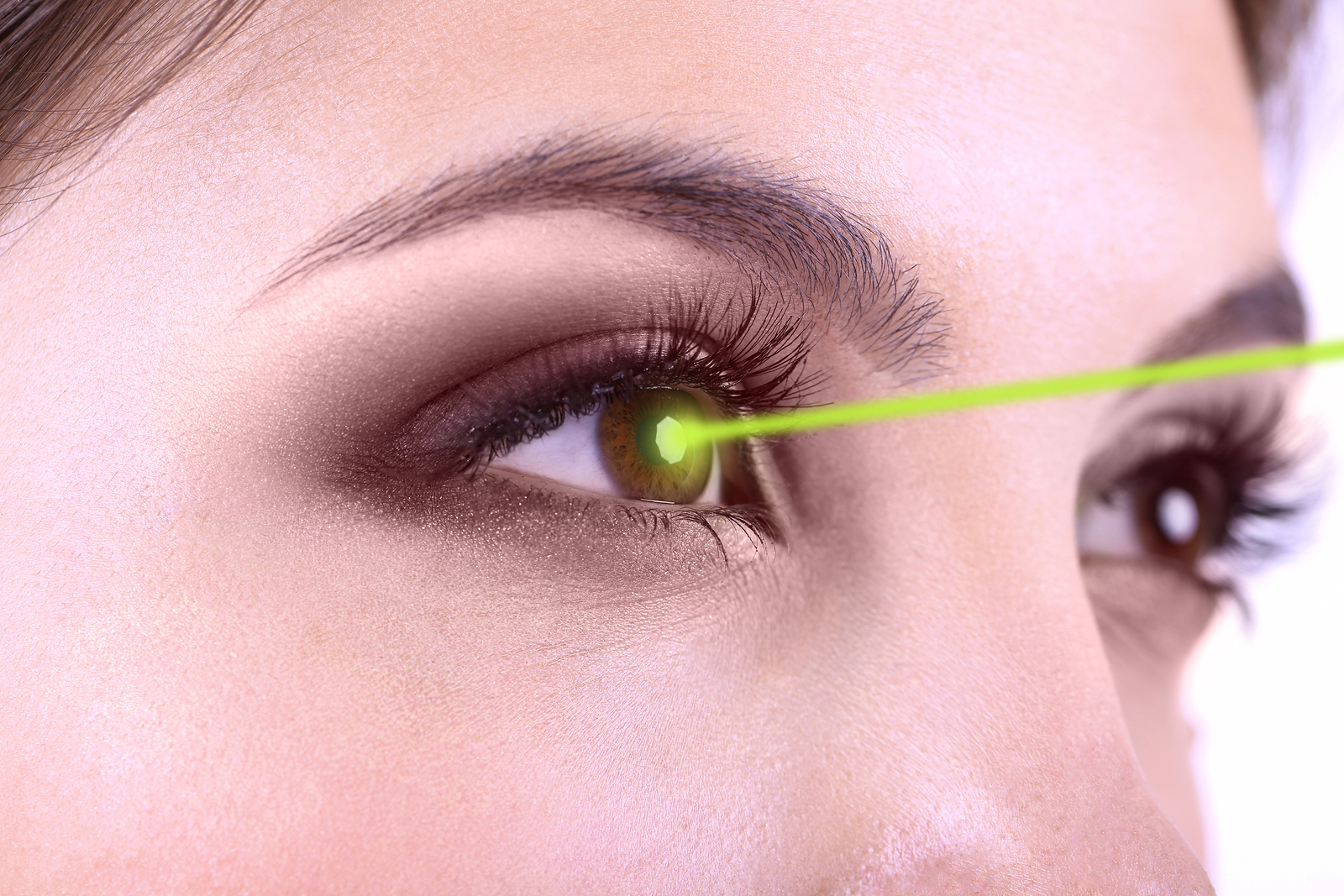 Woman getting LASIK Eye Surgery