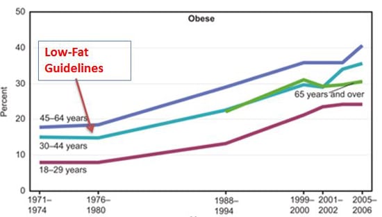 Low Fat Guidelines and Obesity Epidemic