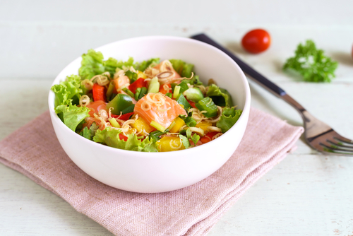 Dijon Herb Salmon Salad