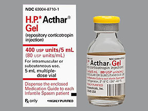 How to take Acthar Gel for dry eye