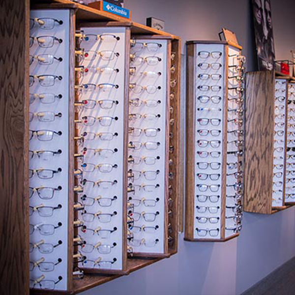 selection of eyeglass frames available at Erie Optical from our Mentor opticians